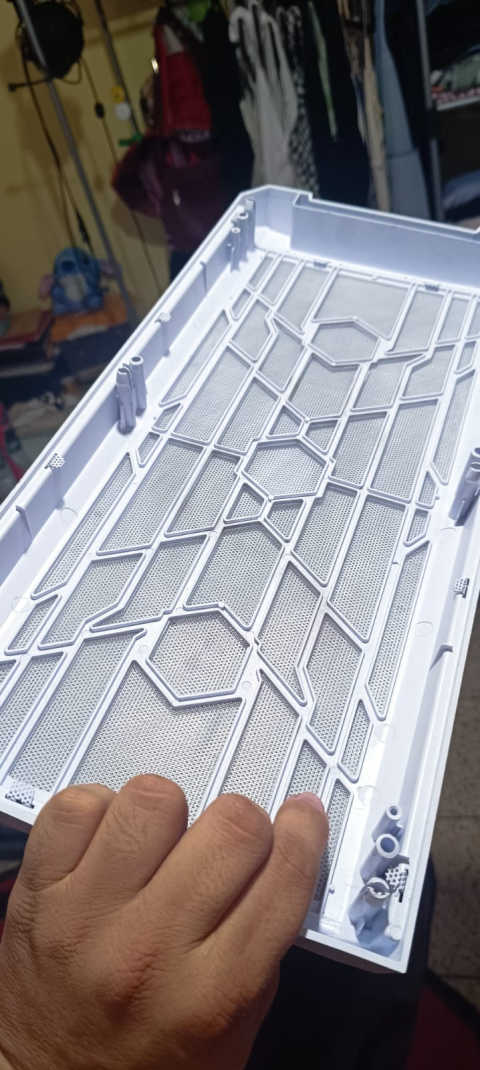 Después: malla de ventilador limpia